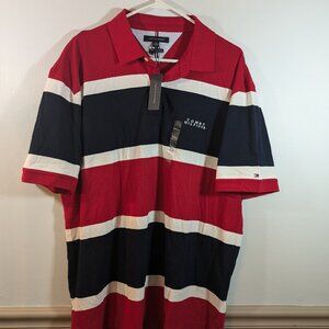 Tommy Hilfiger Striped Polo Short Sleeve Shirt - SizeXXL - New with Tags